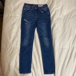 Boys AG The Kingston Slim Skinny Distressed Jeans - Size 10